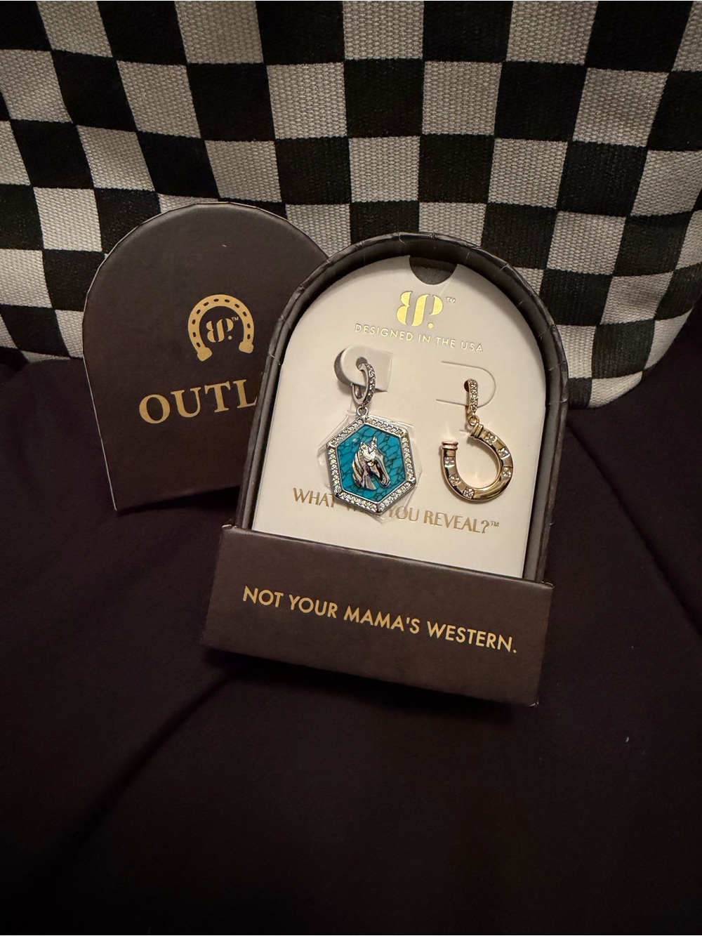 Outlaw Horse & Horseshoe Charms 🩵✨